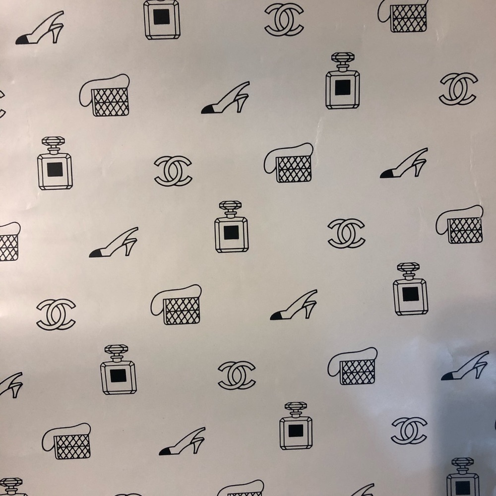 VINTAGE CHANEL wrapping paper, a RARE FIND!